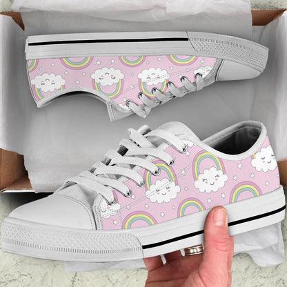 Pink Rainbow Low Top Shoes – product image 5
