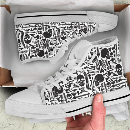 Human Bones High Top Shoes – product image 5