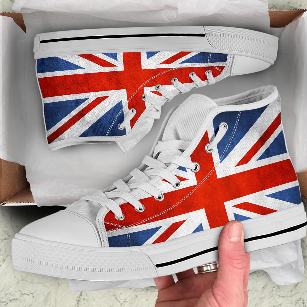 UK Flag High Top Shoes – product image 5