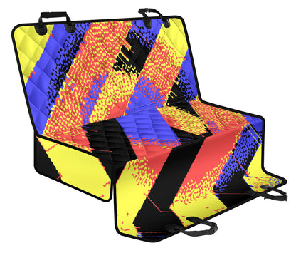 Colorful Abstract  Car Back Seat Pet Cover
