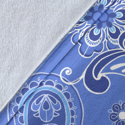 Purple Butterflies Decor Blanket