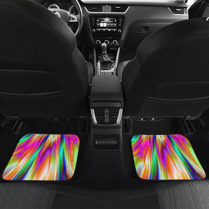 Colorful Psychedelic Car Floor Mats