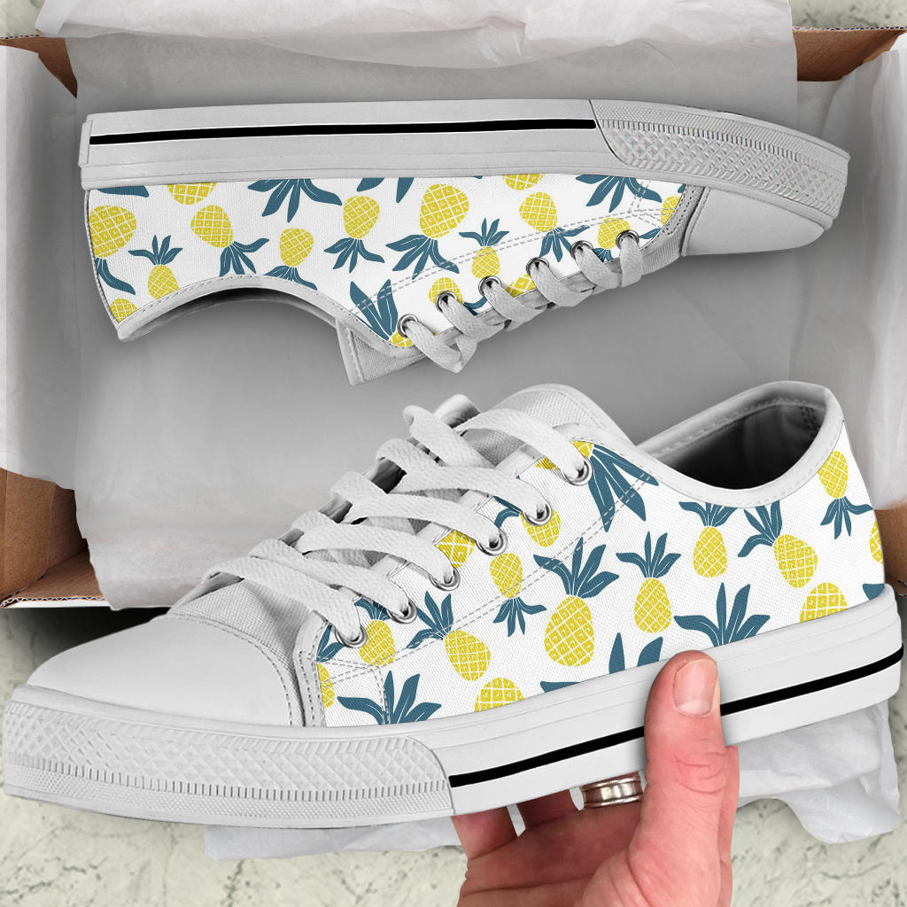 Cute Pineapple Low Top Shoes – product image 5
