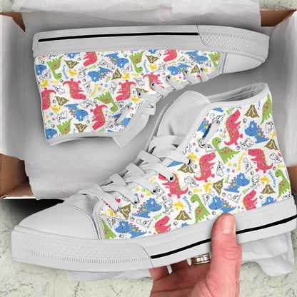 Colorful Dinosaurs Shoes