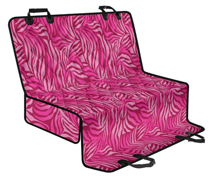 Pink Abstract Car Back Seat Pet Cover