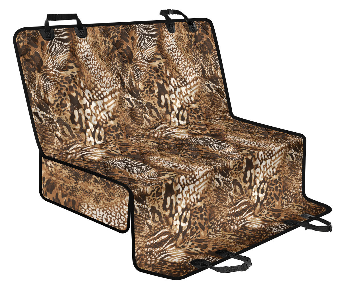 Animal Print Car Back Seat Pet Cover