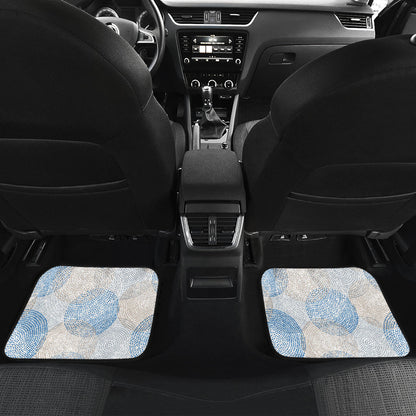 Abstract Circles Car Floor Mats