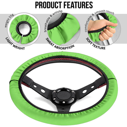 Light Green Steering Wheel Cover