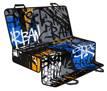 Urban Graffiti Car Back Seat Pet Cover