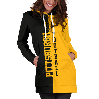 Pittsburgh Football - Hoodie Dress