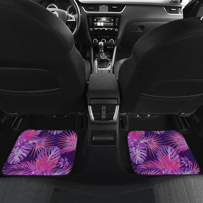 Purple Plants Car Floor Mats