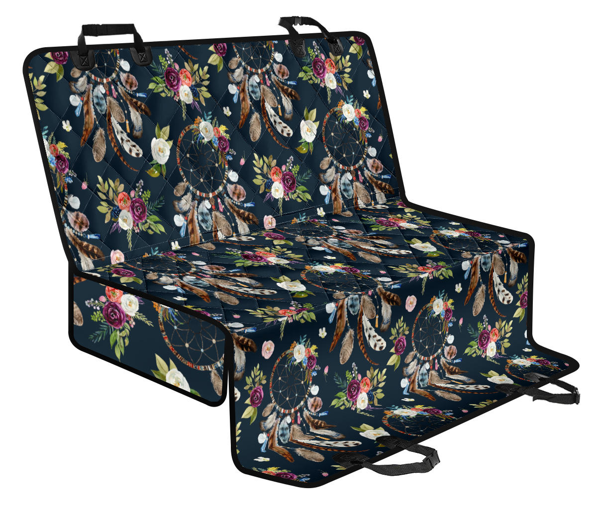 Dream Catchers Car Back Seat Pet Cover