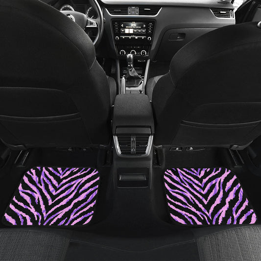 Pink Animal Print Car Floor Mats