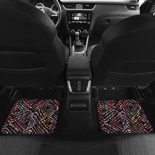 Colorful Abstract Car Floor Mats