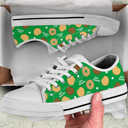 Girl Scout Cookie Shoes - Green Sneakers