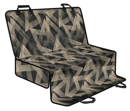 Abstract Zig Zag Car Back Seat Pet Cover