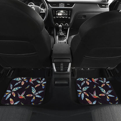 Colorful Hummingbirds & Feathers Car Floor Mats