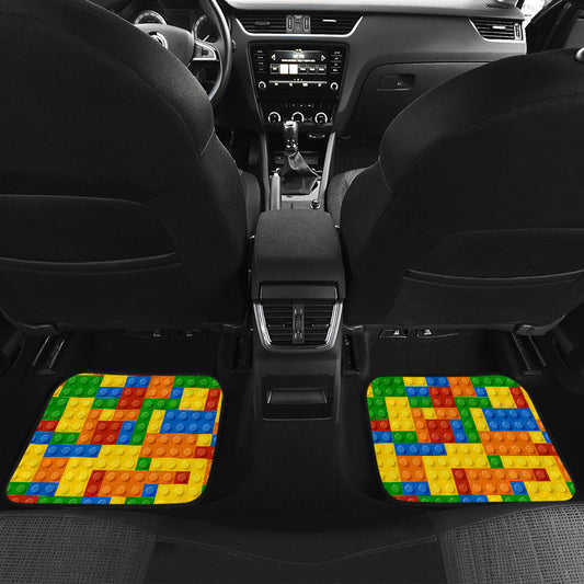 Colorful Lego Car Floor Mats