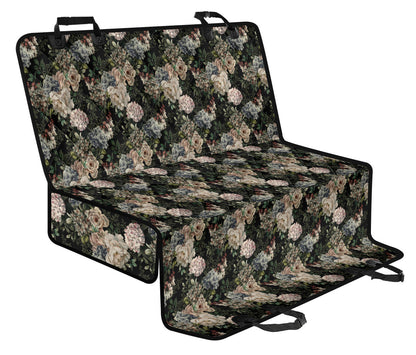 Floral Pattern Car Back Seat Pet Cover