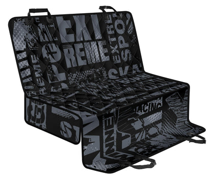 Dark Grey X Games Car Back Seat Pet Cover