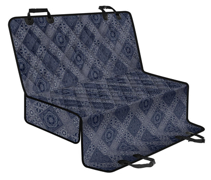 Elegant Plaid Car Back Seat Pet Cover