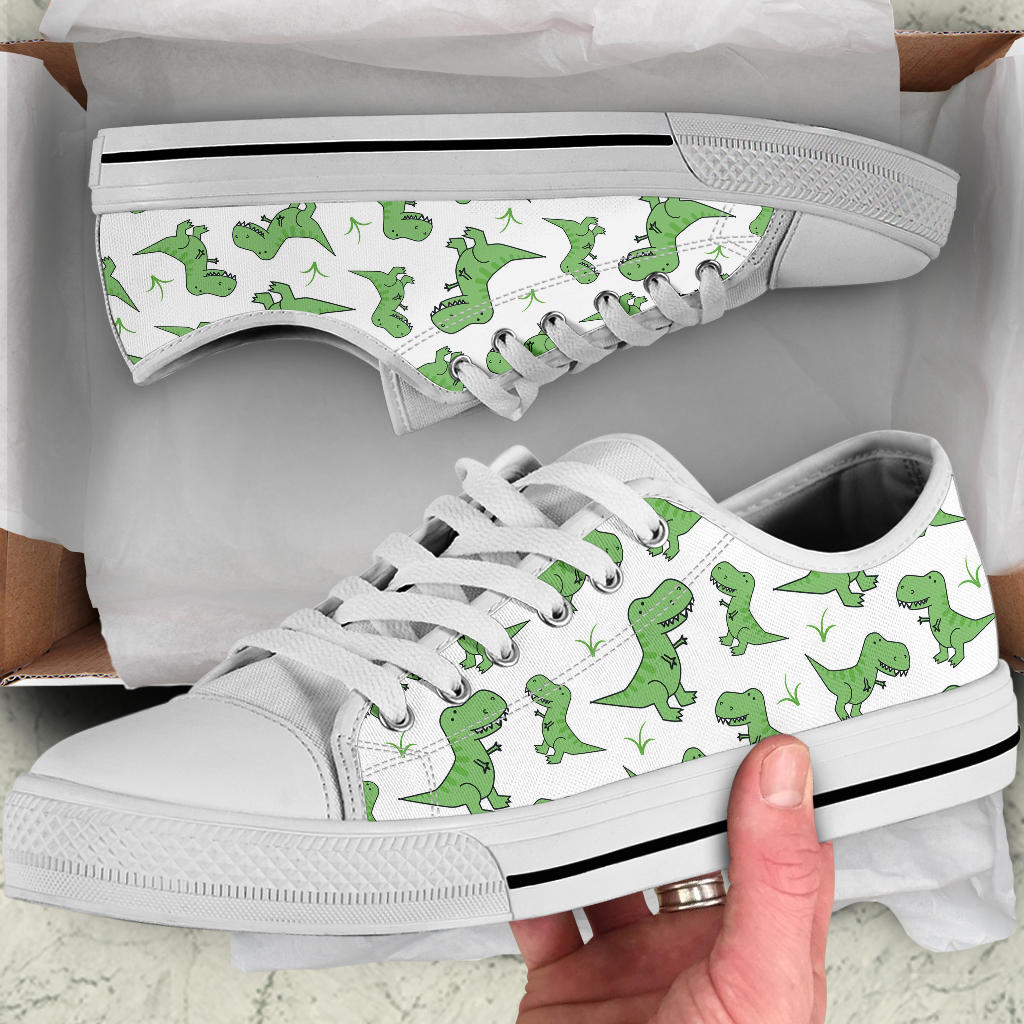Green Dinosaur Low Top Shoes – product image 5