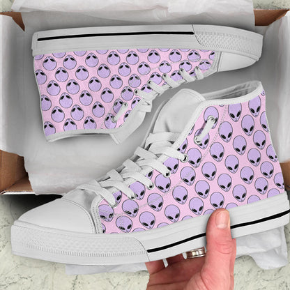 Purple Alien High Top Shoes – product image 5