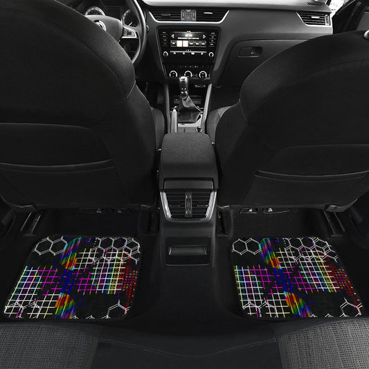 Honeycomb Abstract Car Floor Mats