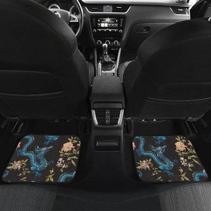 Dragon Flowers Car Floor Mats