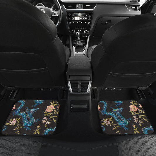 Dragon Flowers Car Floor Mats