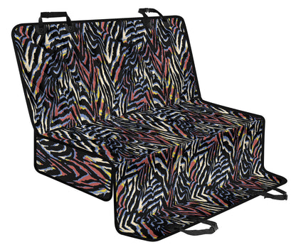 Colorful Animal Print Car Back Seat Pet Cover