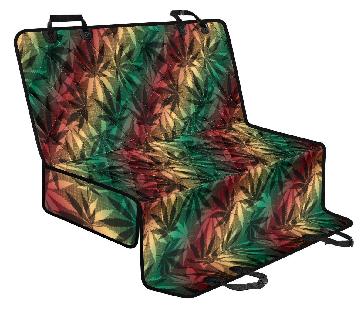 Weed Plants Car Back Seat Pet Cover