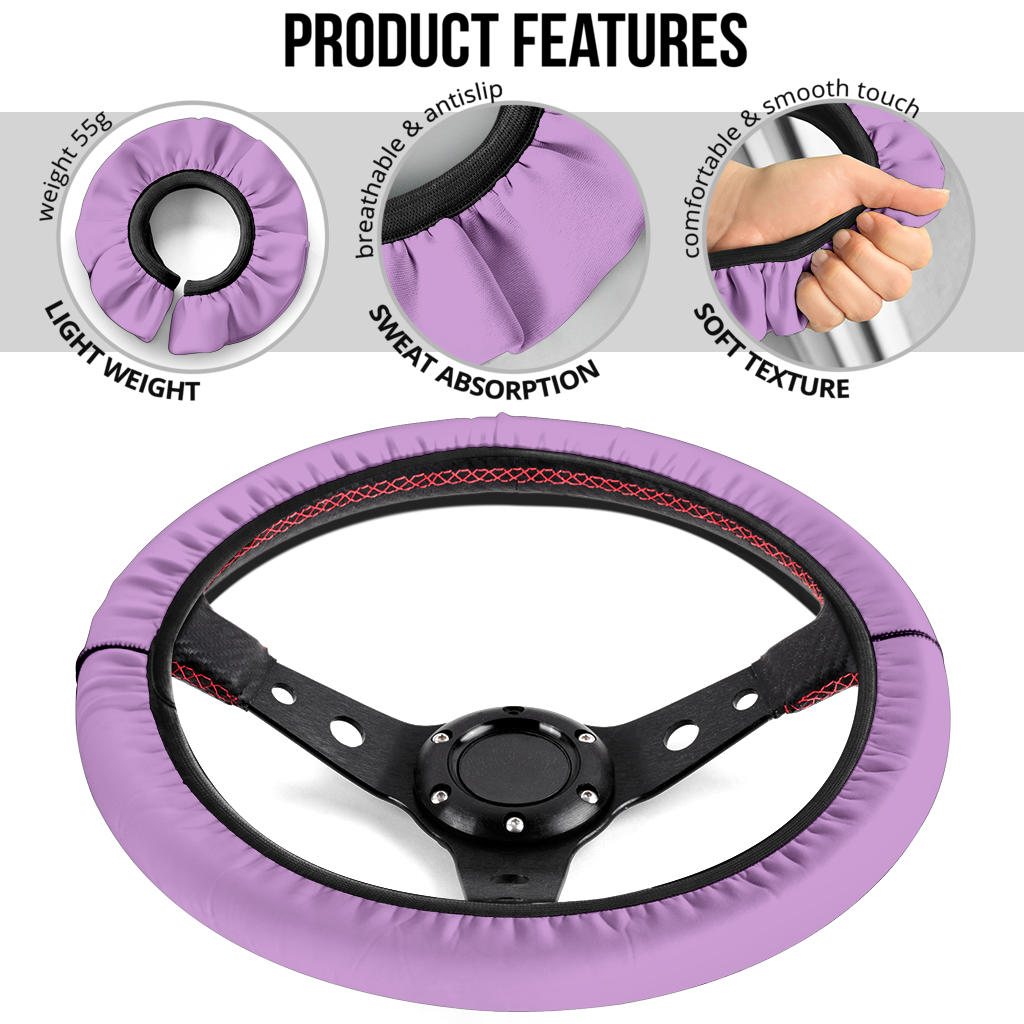 Lilac Steering Wheel Cover