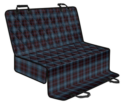 Blue Plaid Car Back Seat Pet Cover
