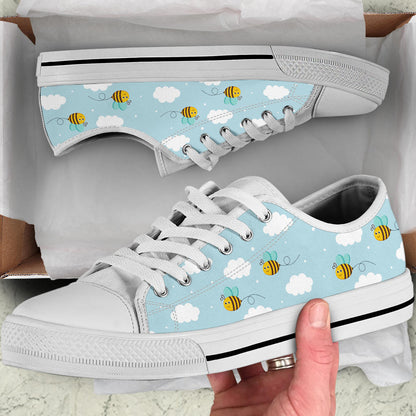 Cute Bee Low Top Shoes – product image 5