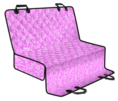 Pink Elegant Decor Car Back Seat Pet Cover