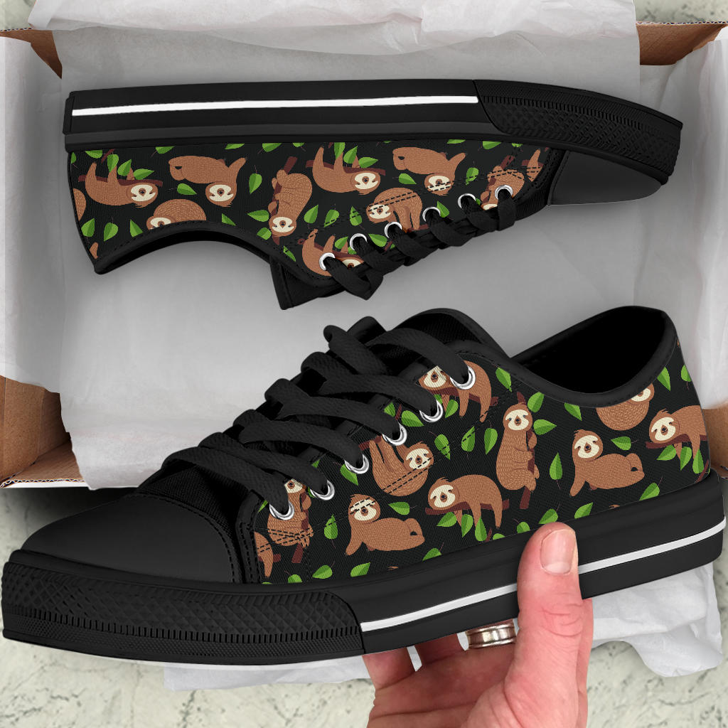 Sloth Casual Shoes Black Sole