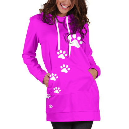 Dog Paws Hoodie Dress
