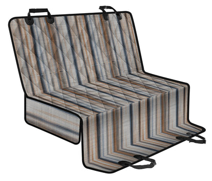 Vintage Stripes Car Back Seat Pet Cover
