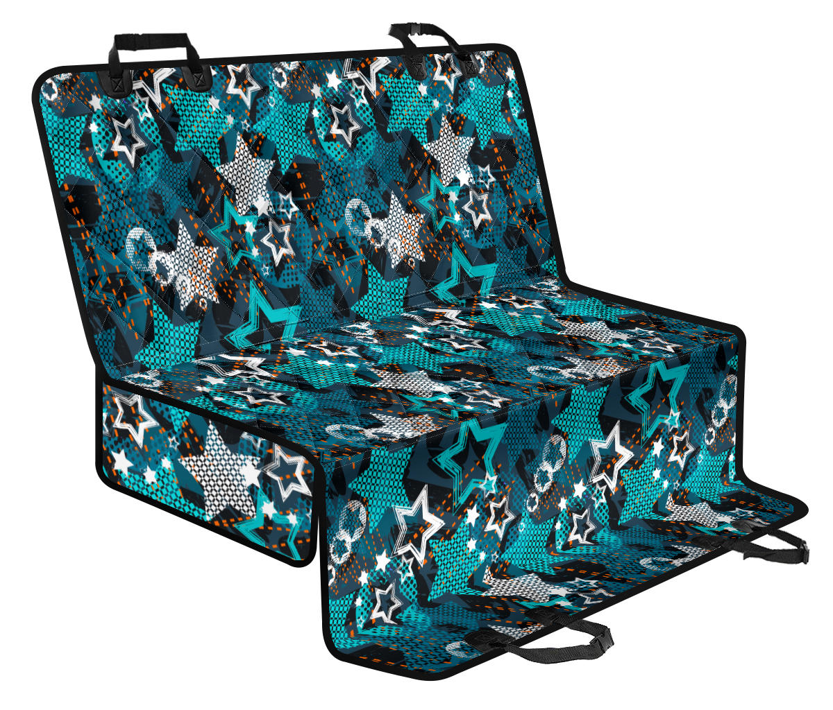 Stars Car Back Seat Pet Cover