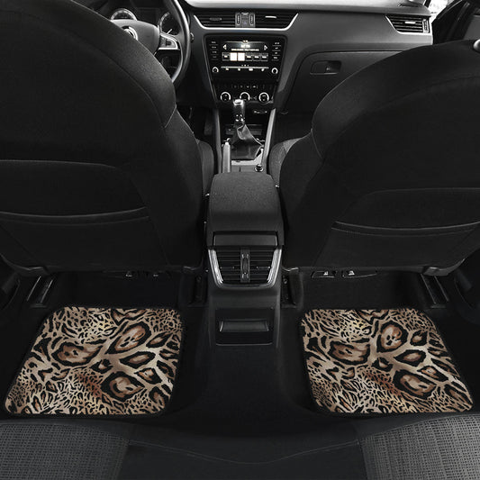 Leopard Print Car Floor Mats