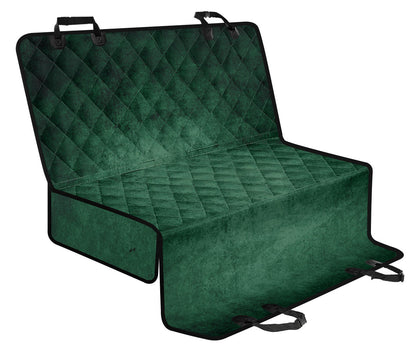 Green Grunge Car Backseat Pet Cover
