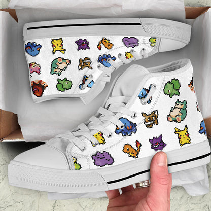 8-Bit Starter Pokemon Shoes