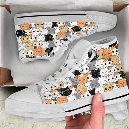 Cute Cat Shoes High Tops – product image 5