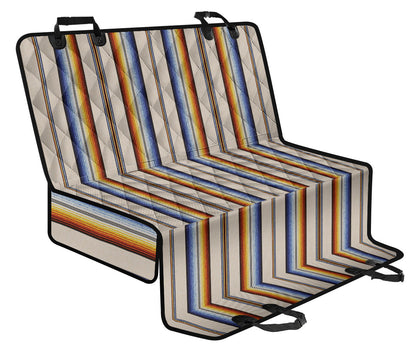 Rainbow Stripes Car Back Seat Pet Cover