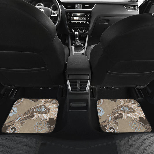 Brown Decor Car Floor Mats