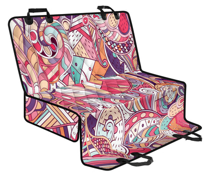 Colorful Decor Car Back Seat Pet Cover
