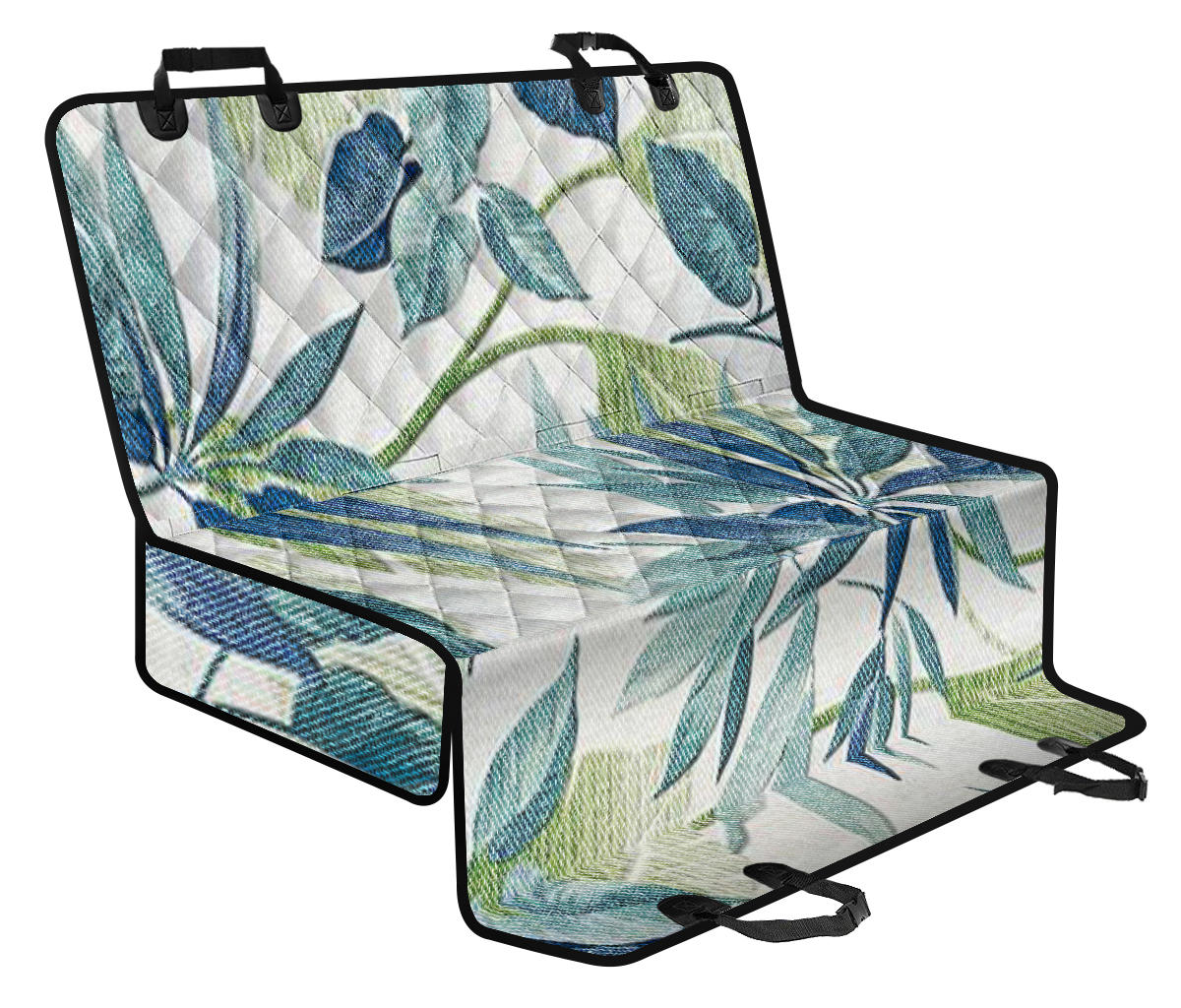 Vintage Plants Car Back Seat Pet Cover