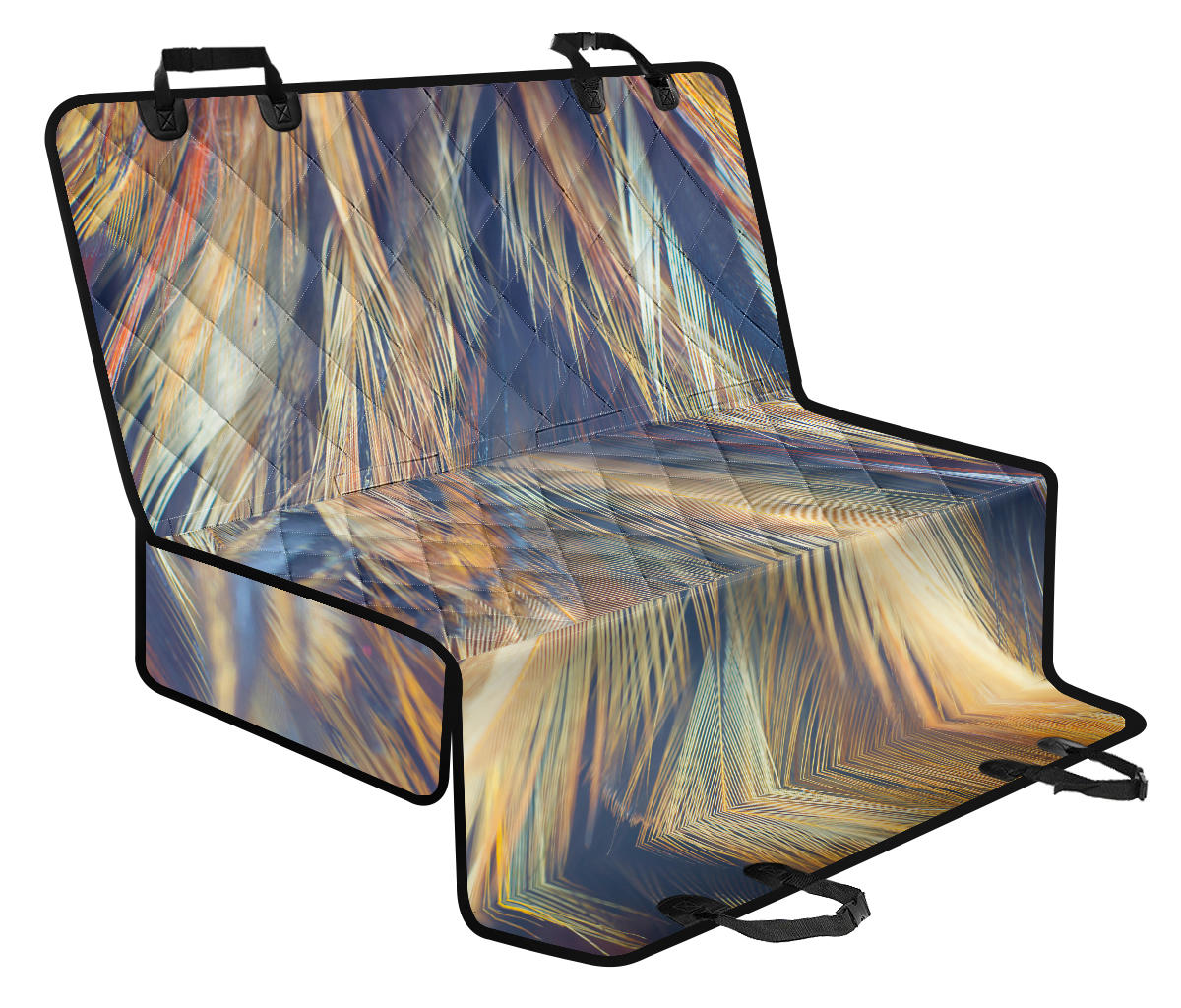 Feathers Car Back Seat Pet Cover
