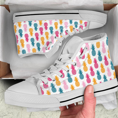 Vibrant Pineapple High Top Shoes – product image 5